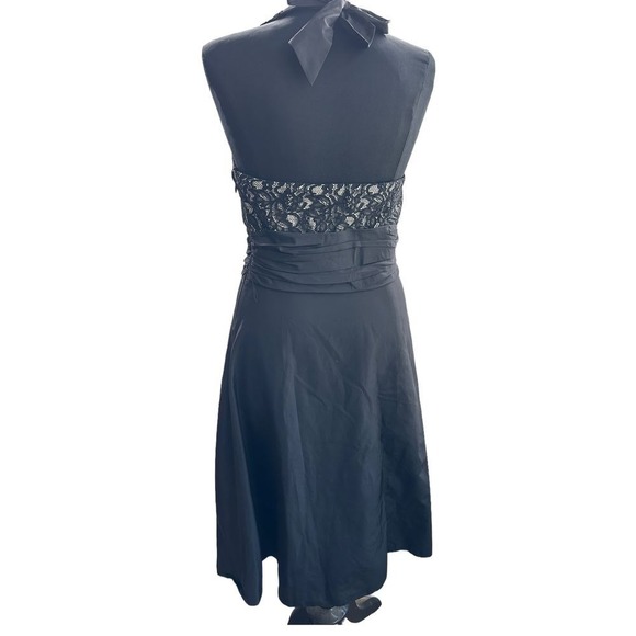 White House Black Market Lace Dress Black Whimsigoth Size 8‎ NWOT - Picture 3 of 13